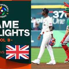 Mexico vs. Great Britain 2026 World Baseball Classic | Game Highlights