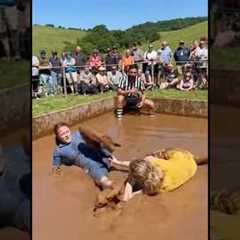 girls fight in mud part 104 #wwe #mma #shorts #viral #trending #sports #news #wrestling