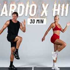 30 MIN FULL BODY HIIT WORKOUT For Fat Burn & Cardio (No Equipment, No Repeats)