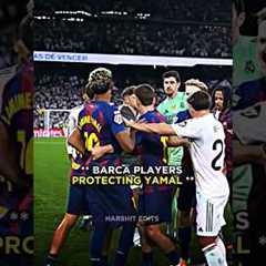 Barcelona vs Real madrid Fight 💪🏻 #footballshorts #fyp#trending