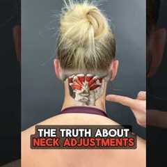 The Truth About NECK Adjustments! #neckpain #neckpainrelief #spine #physicaltherapy #posture