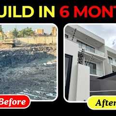 How to Build a Luxury House in Ghana in 6 Months | Complete Before & After construction