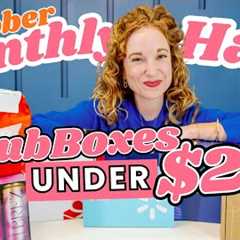 October Monthly Haul | Best Subscription Boxes Under $25 | Affordable Subscription Boxes