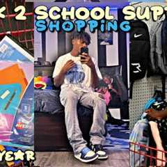 BACK TO SCHOOL SUPPLIES SHOPPING 2023 || *teenage boy edition*