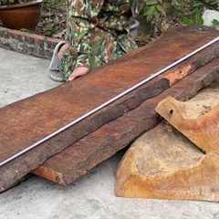 It's Magical To Be Able To Craft A Beautiful Work From This Pile Of Wood - Perfect Recycling Of Wood