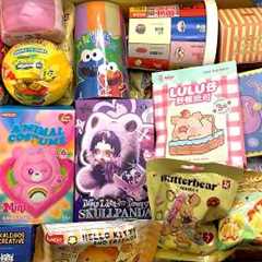 An hour of mystery bags ASMR NO TALKING Relaxing Unboxing Sounds