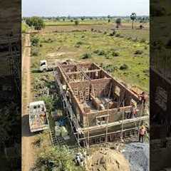 Village House Construction Transformation| From Empty Land to Beautiful Rural Home Full Building Pro