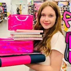 Only PINK Back to School Supplies! Sisters and Family