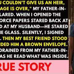 My Father-in-Law Slid Divorce Papers Across the Table at Thanksgiving—But My Best Friend's Envelo...