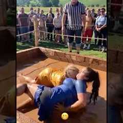 girls fight in mud part 110 #wwe #mma #shorts #viral #trending #sports #news #wrestling