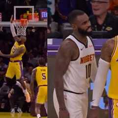 LeBron James HILARIOUS mic’d up convo with Tim Hardaway Jr 😂