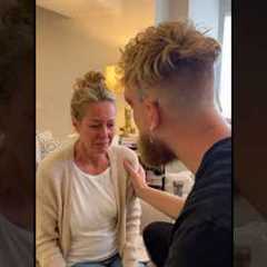 Jake Paul Mother Cried 🥺 #jakepaul #boxing #viral #funny #breakingnews