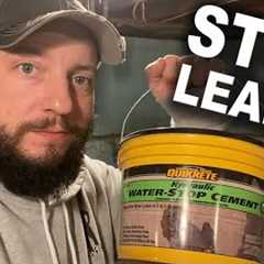 How to Stop Water Leaks In Your Basement With Hydraulic Cement