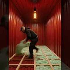 Building a Secret Underground Container Bunker for WW3 😱