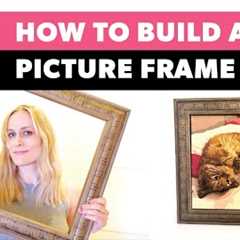 How to Build a Picture Frame | How to Antique a Gold Frame