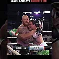 🔥💪DEVON LARRATT BOXING 1 HIT SUCCESSFUL[ARMWRESTLER]#trending #sports