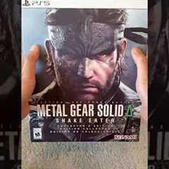 MGS Delta Snake Eater GS Collectors Edition! #metalgearsolid #konami #unboxing #collection #gaming