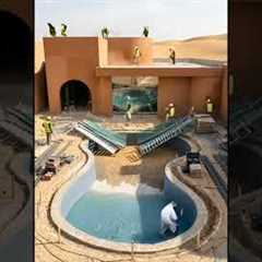 Building a Luxury Oasis: Desert Pool Construction Time-lapse 🏜️🏊‍♂️