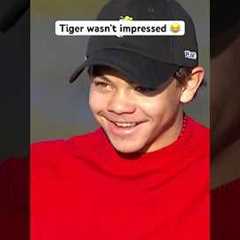 Charlie Woods’ LUCKY shot 😂