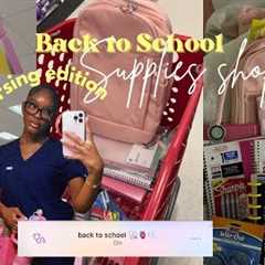 BACK TO SCHOOL SUPPLY SHOPPING + HAUL | NURSING EDITION