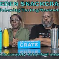 #SNACKCRATE Feb Unboxing Tasting honest Opinions #seasonedbeautiesunbox #sweden #familyfun  #snacks