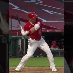 Mike Trout Slow Motion Home Run Baseball Swing Short