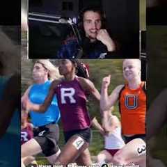 This guy ran in an all women's track meet #sports #cheating #race #funny #reaction #clips #stream