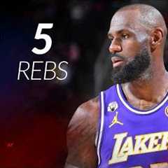 LeBron James 30 pts 5 rebs vs Rockets 25/26 season