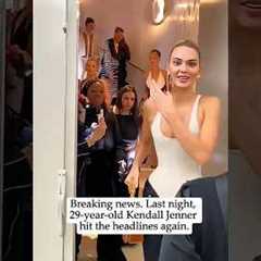 Breaking news. Last night,29-year-old Kendall Jennerhit the headlines again.