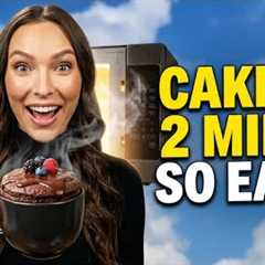 Microwave Cake in 10 Minutes | No Oven Required