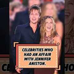 Celebrities who had an affair with jennifer Aniston. #entertainmentnews #hollywoodbuzz #entertainmen