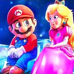 Mario gazes lovingly at Princess Peach THE SUPER MARIO GALAXY MOVIE Trailer (2026)