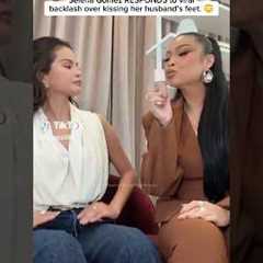 Selena Gomez RESPONDS to viral backlash. 👀 #selenagomez #rarebeauty #viral #fyp