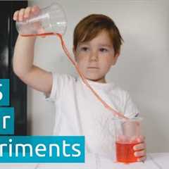5 Amazing Science Tricks with Water To Do At Home | Kids Science