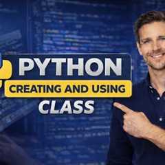 Python tutorial for beginners | creating and using class #beginnerprogramming #learnpython #coding 