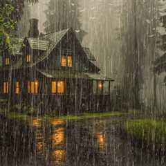 HEAVY RAIN at Night to Sleep Instantly - Study, Relax, Reduce Stress with Rain Sounds