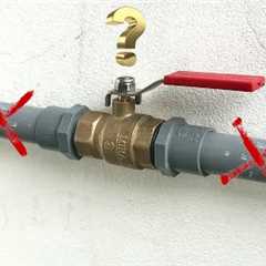 If you are not a Plumber, you should watch this video! Tricks installing stop valves for Pvc Pipes