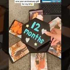 One year anniversary gift for gf/bf | 1st anniversary gift ideas