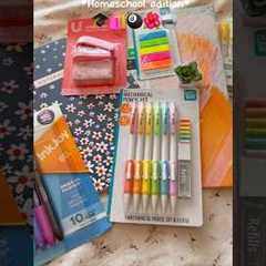 School supply haul! *homeschool edition* #school #haul #homeschool #shopping #walmart #stationery
