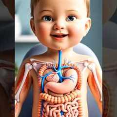 What Happens Inside a Baby’s Body After Eating Healthy vs Junk Food? 😱🍎🍟 #healthychildren #facts