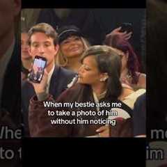 Someone teach her how to shoot video from the back camera 😂 #rihanna