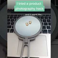 Jewelry Photography Hack U Have To Try! Results are at the end💡#hacks#jewelry#photography#shorts