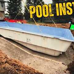 BIG Pool Install + Our New Property! (Running a Landscaping Company Weekly Vlog)