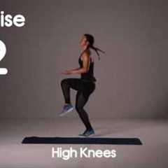 5 min Cardio HIIT Workout for Fat Loss - 40s/20s Intervals - Home Workouts