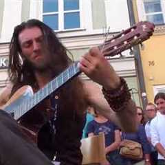 Best Street Guitar Performance Hundreds flock to watch this street performer and you can see why!
