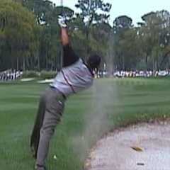 Tiger Woods incredible bunker shot at 1999 RBC Heritage