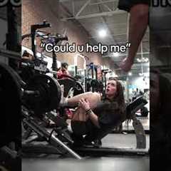 How to impress your gym crush 101 #gymcrush #gymgirl #workoutpartner #trendingshorts #shorts #gym