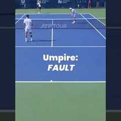 Worst/Funniest Tennis Serve Ever? 😂 #Shorts