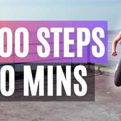 5000 Steps in 30 Minutes- Walking Workout to the Beat | Low Impact Cardio