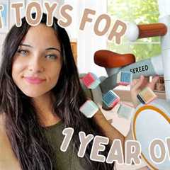 THE BEST TOYS/GIFTS FOR 1 YEAR OLDS  | walkers, bikes, montessori inspired, sensory play & more!